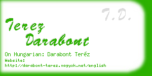 terez darabont business card